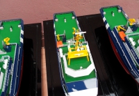 customized model of 40mtr. Seismic Research & Support Vessel